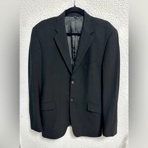 Theory Men's Chambers Stretch Wool Blazer Black, Size‎ 42R